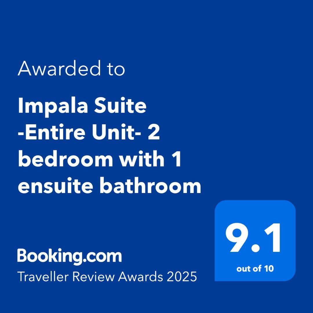 Impala Suite -Entire Unit- 2 Bedroom With 1 Ensuite Bathroom Ladysmith Exteriér fotografie